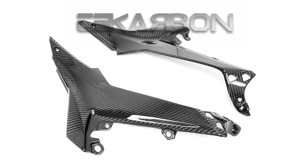 2017 - 2019 Kawasaki Ninja 650 Carbon Fiber Side Tank Panels