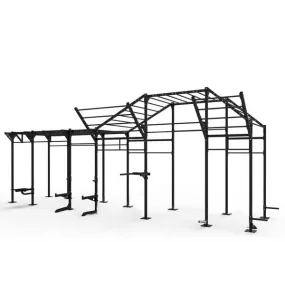 30' x 4'-6' x 12' Free Standing Monkey Bar Rig