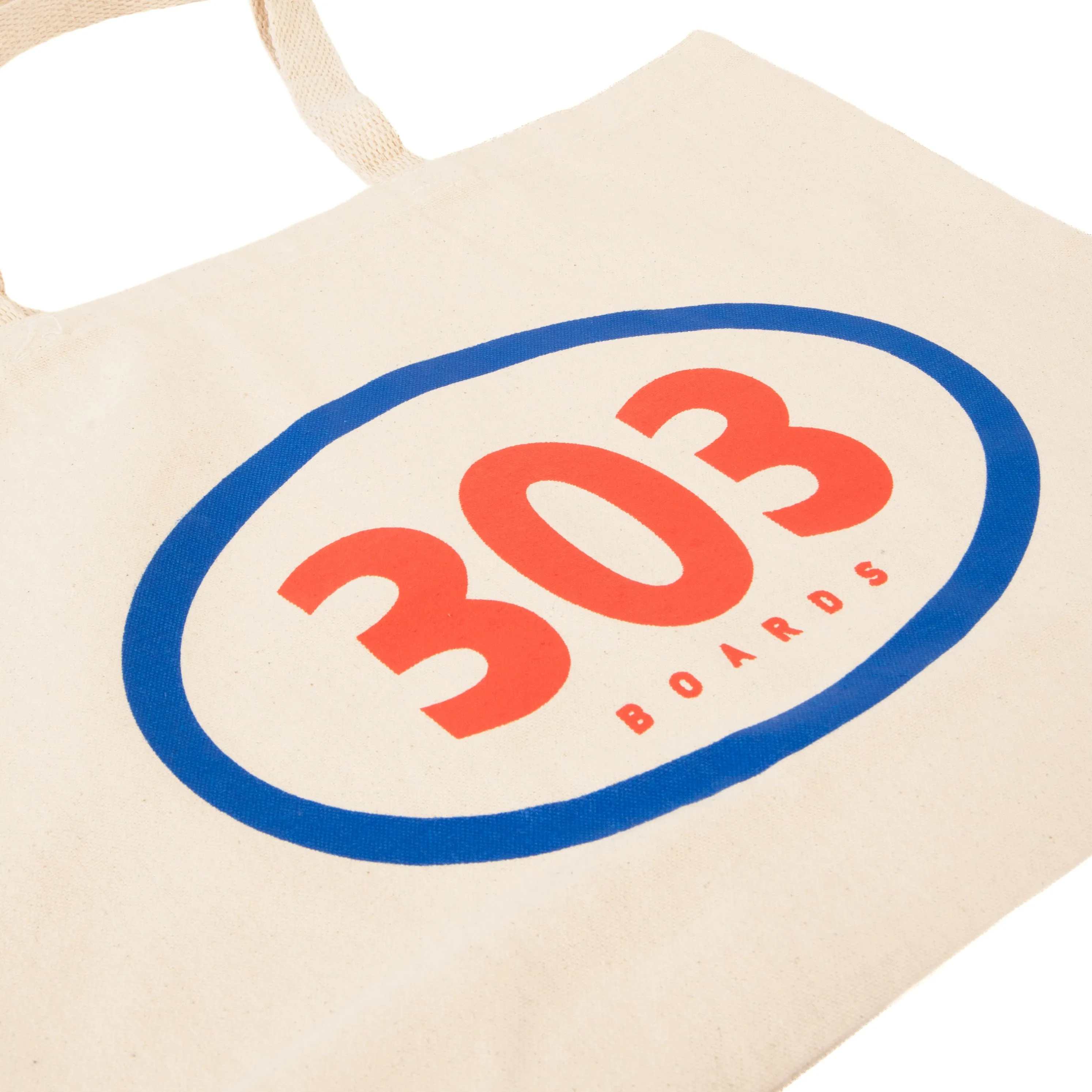 303 Boards - 303 Boards Oval Tote Bag (Natural)