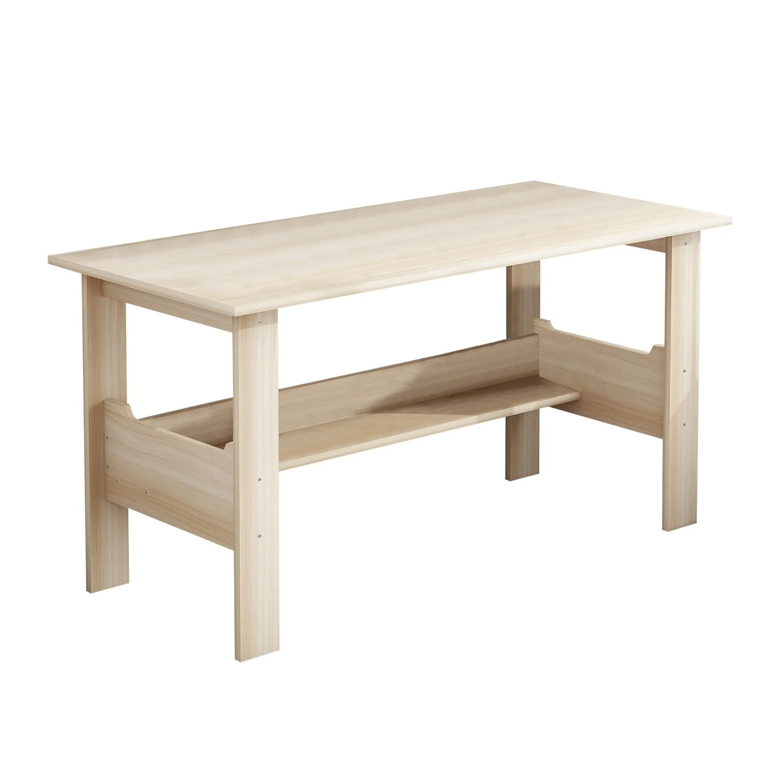 39'' Modern Computer Desk With Storage Shelf