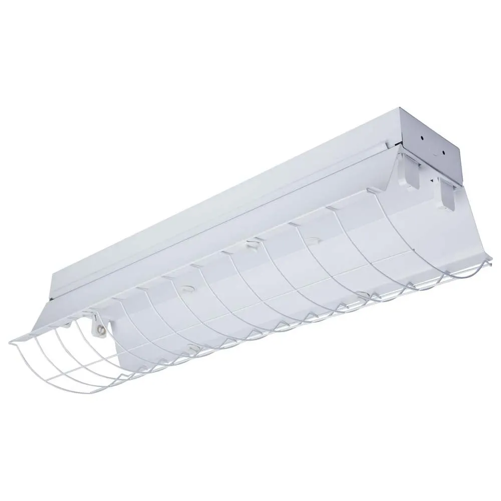 4-ft Dual T8 Lamp Ready Fixture Channel Empty Body Fixture