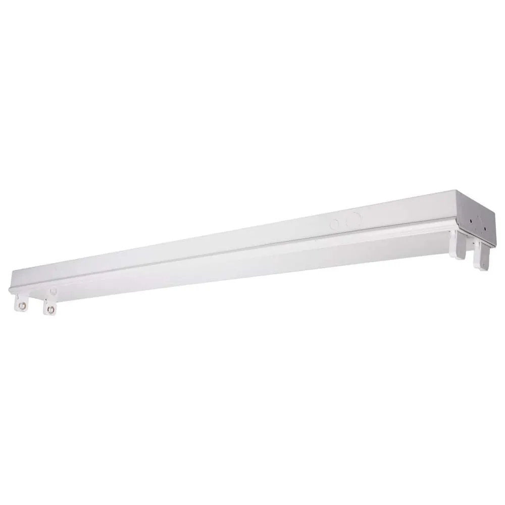 4-ft Dual T8 Lamp Ready Fixture Channel Empty Body Fixture