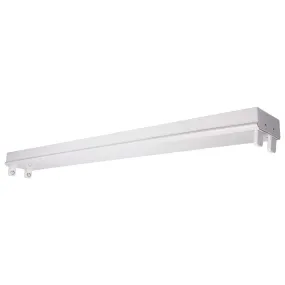 4-ft Dual T8 Lamp Ready Fixture Channel Empty Body Fixture