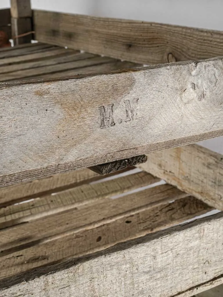 4 rustic wooden fruit drying racks 17" x 25¼"