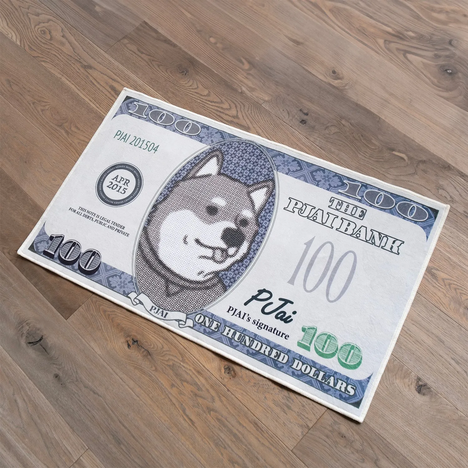 (AA494) Large Money Graphic Carpet