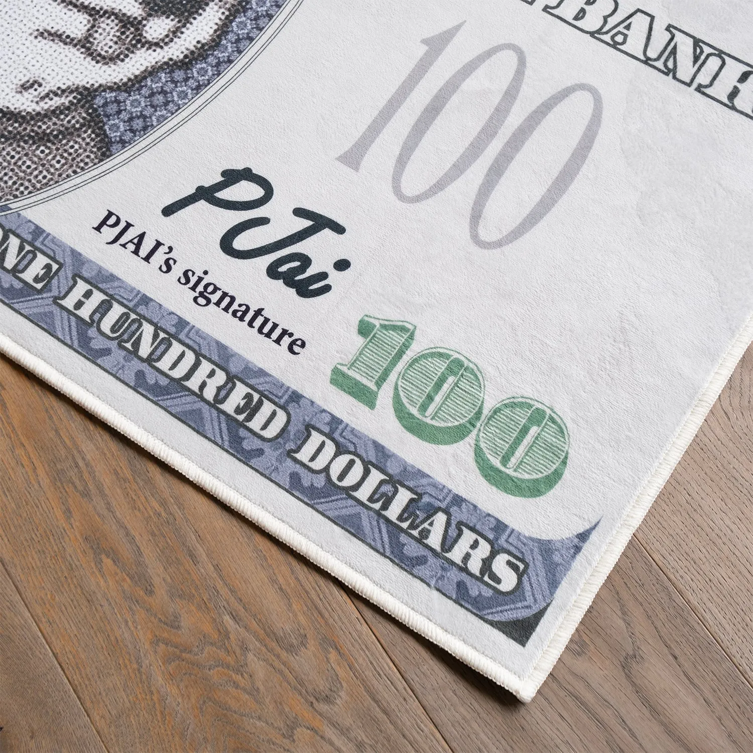(AA494) Large Money Graphic Carpet