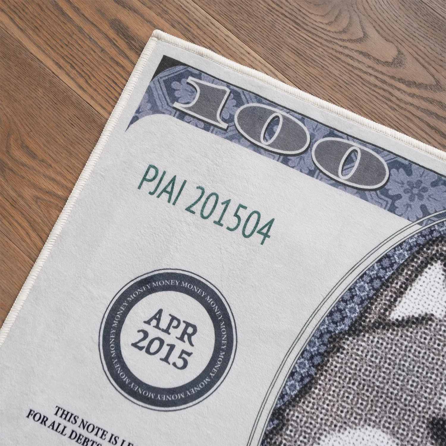 (AA494) Large Money Graphic Carpet