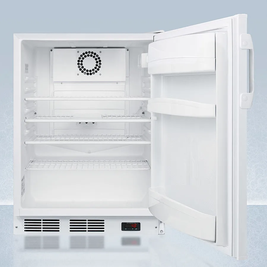 Accucold 24" Wide Built-In All-Refrigerator with Auto Defrost ADA Compliant - FF6LWBI7PLUS2ADA