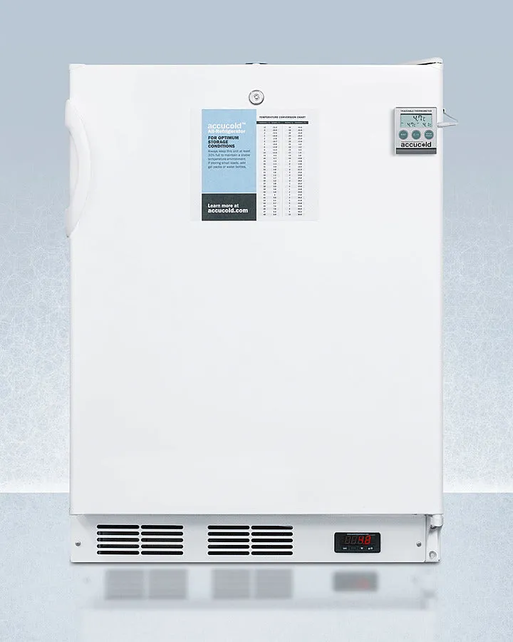 Accucold 24" Wide Built-In All-Refrigerator with Auto Defrost ADA Compliant - FF6LWBI7PLUS2ADA