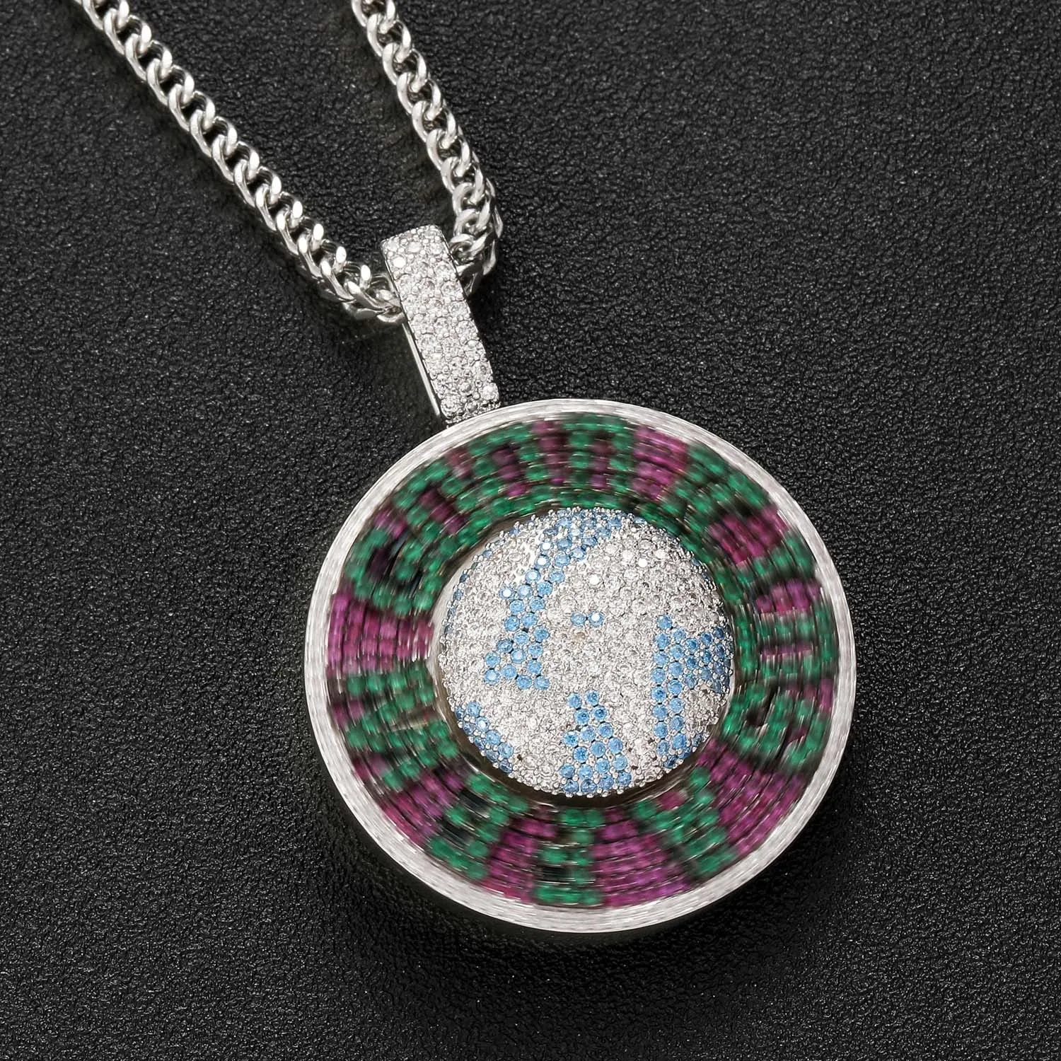AFGK Earth Spinning Pendant