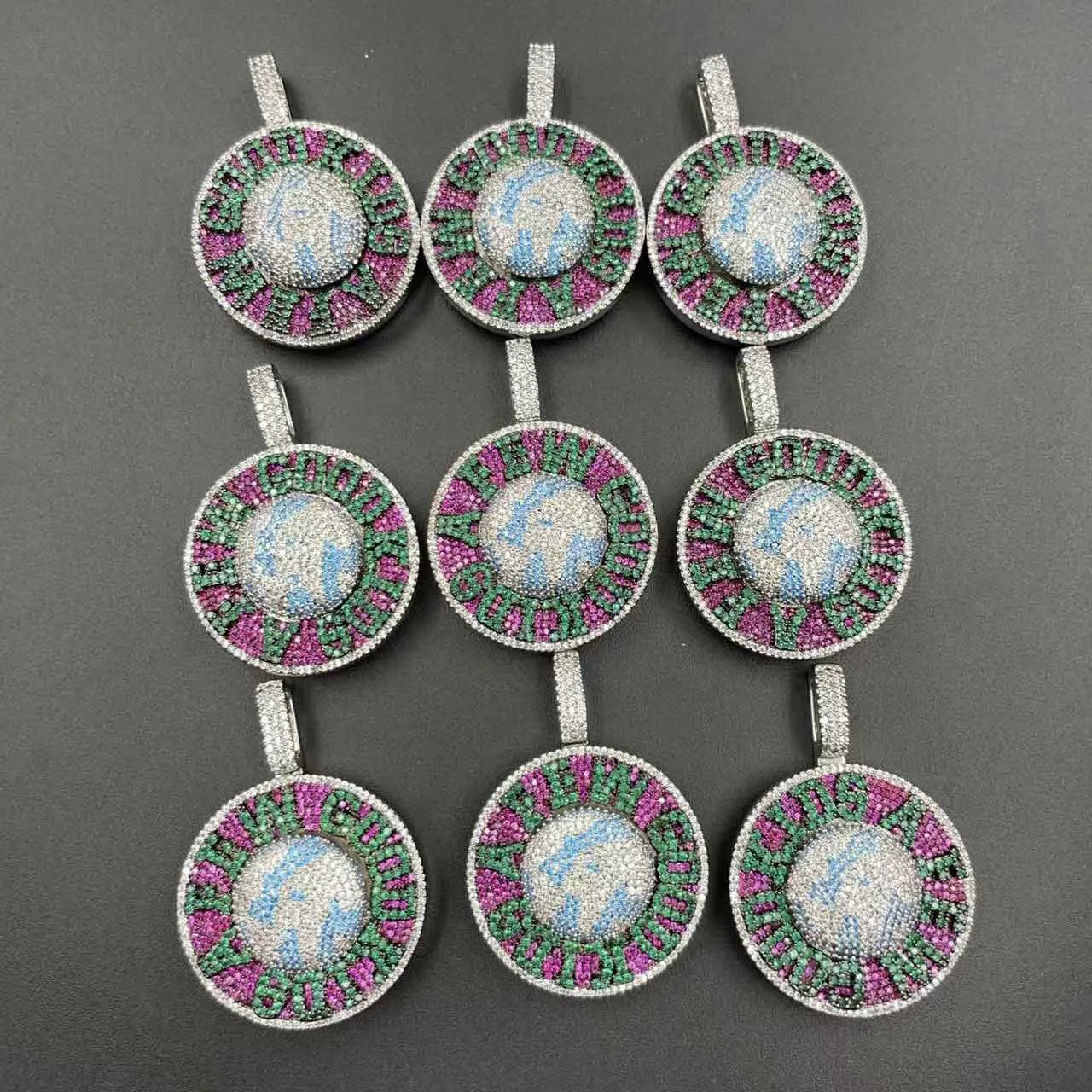AFGK Earth Spinning Pendant