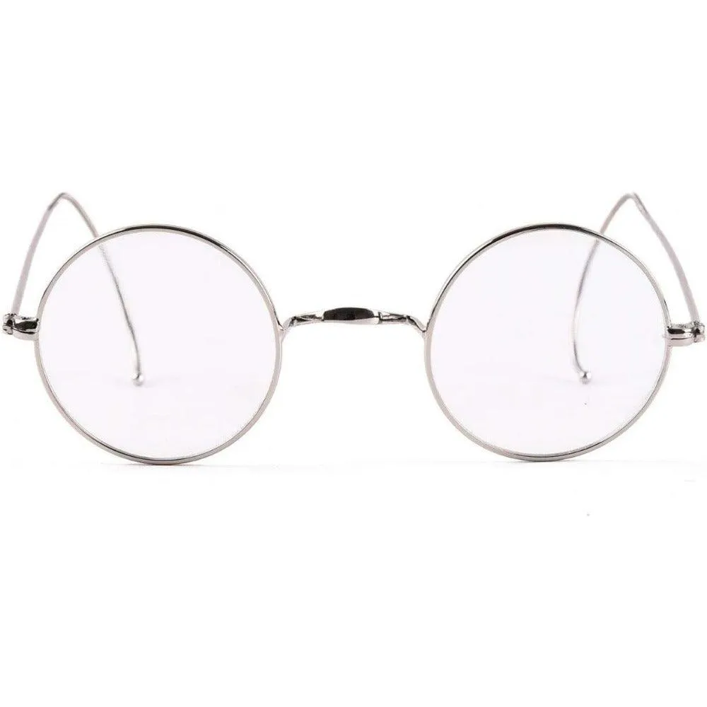 Anti-Blue Light Reading Glasses | Wire Rim Glasses - No Nose Pads A2039