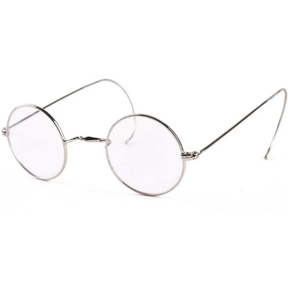 Anti-Blue Light Reading Glasses | Wire Rim Glasses - No Nose Pads A2039