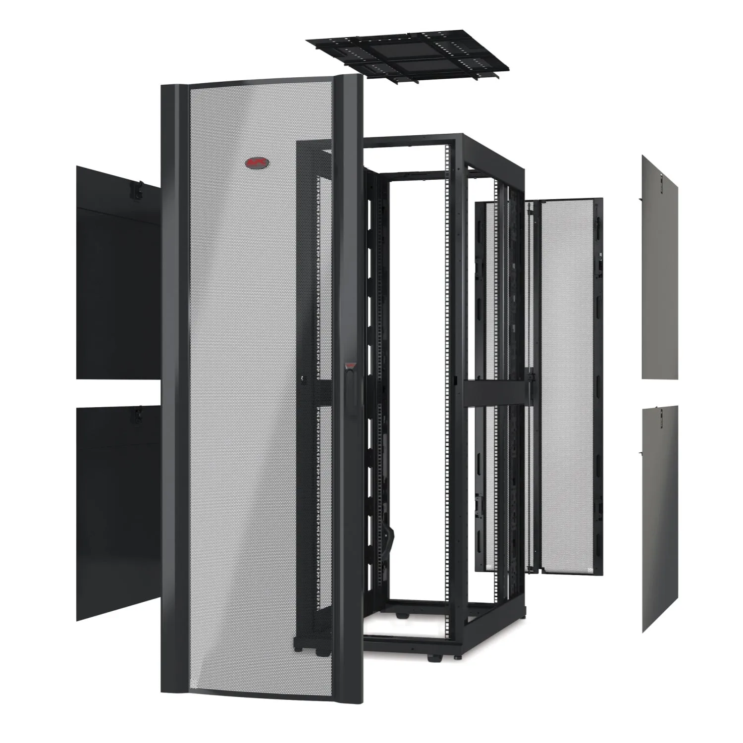 APC NetShelter SX 42U 600mm x 1070mm | without doors | black (AR3100X610)