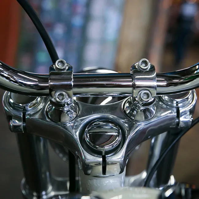 Biltwell 6401-302-175 Slimline 1.75" Risers Polished Stainless Steel for 1" Handlebars
