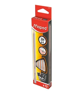 Black'Peps Drawing Pencils 2H x 12