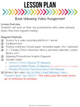 Book Unboxing Assignment