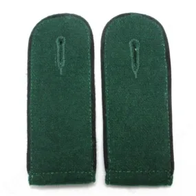 Bottle Green Black Piped EM Shoulder Boards - Pioneers