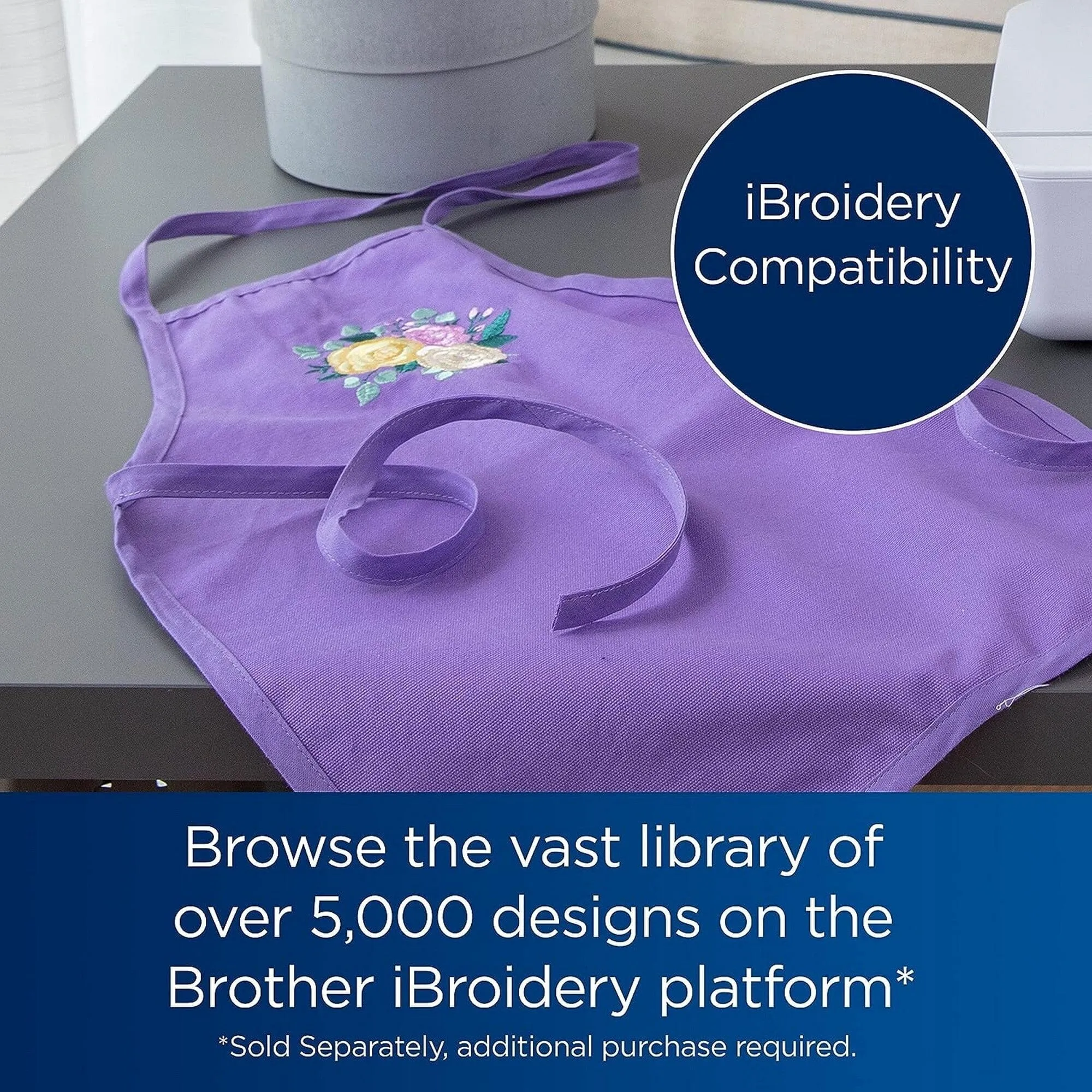 Brother PE900 5" x 7" Embroidery Machine w/ Embroidery Kit & Thread Bundle