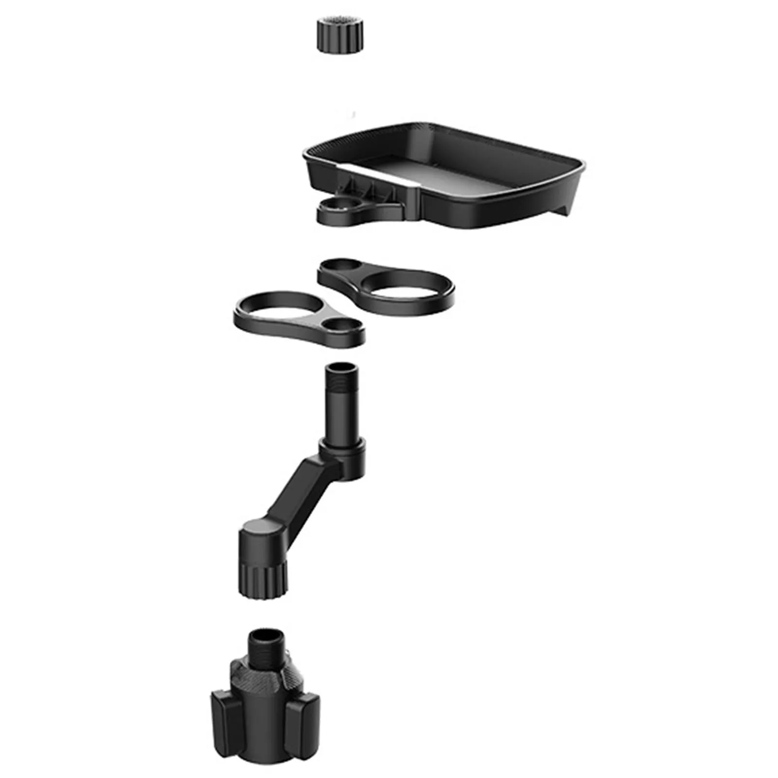 Car Cup Holder 360-degree Rotating Plate Tray Beverage Coffee