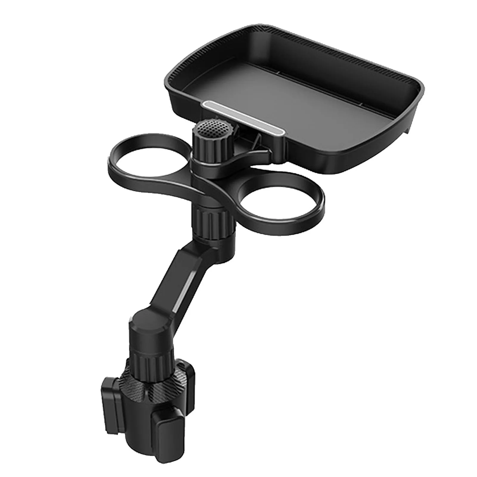 Car Cup Holder 360-degree Rotating Plate Tray Beverage Coffee