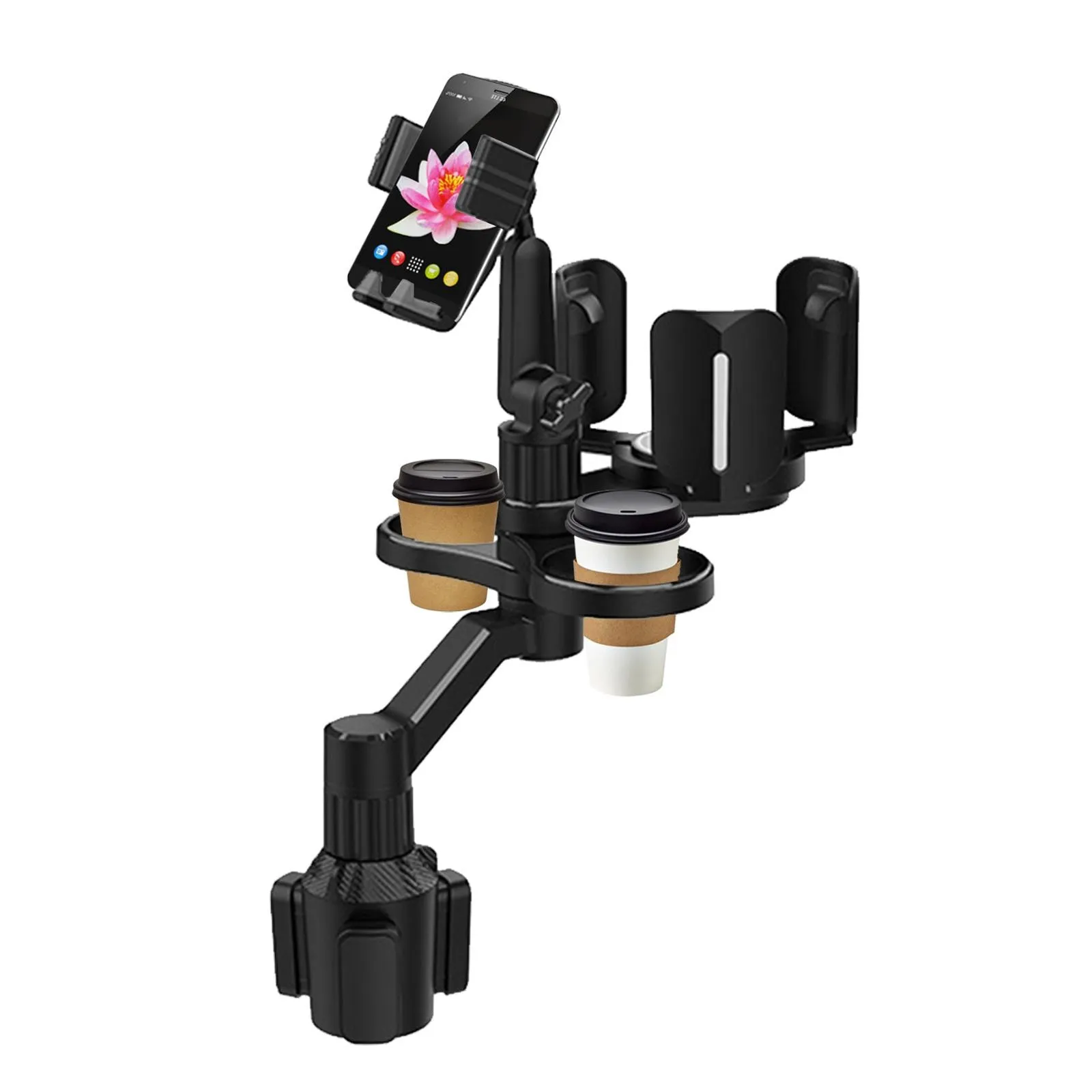 Car Cup Holder Expander Tray For Foods Beverage Coffee