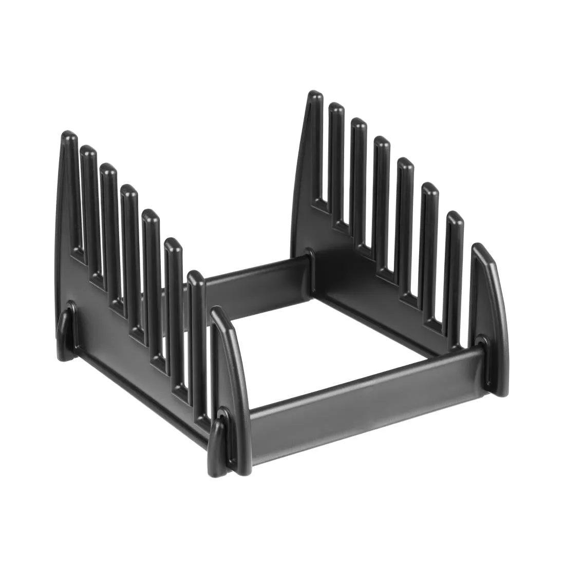 CH041 Hygiplas Low Density Chopping Boards Set with Rack (Set of 7 - 10mm High)