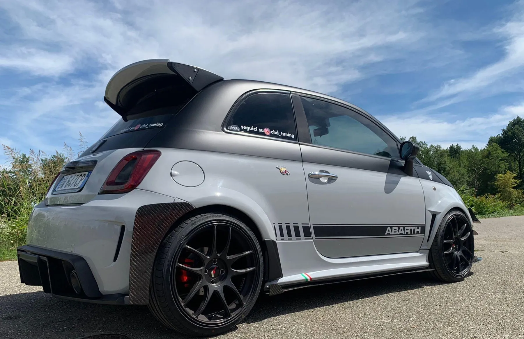 CHD TUNING ADJUSTABLE REAR WING FOR Abarth 500 / 595 / 695