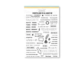 Citrus Twist 6" x 8"  STORYTELLING V2 All About Me Stamp