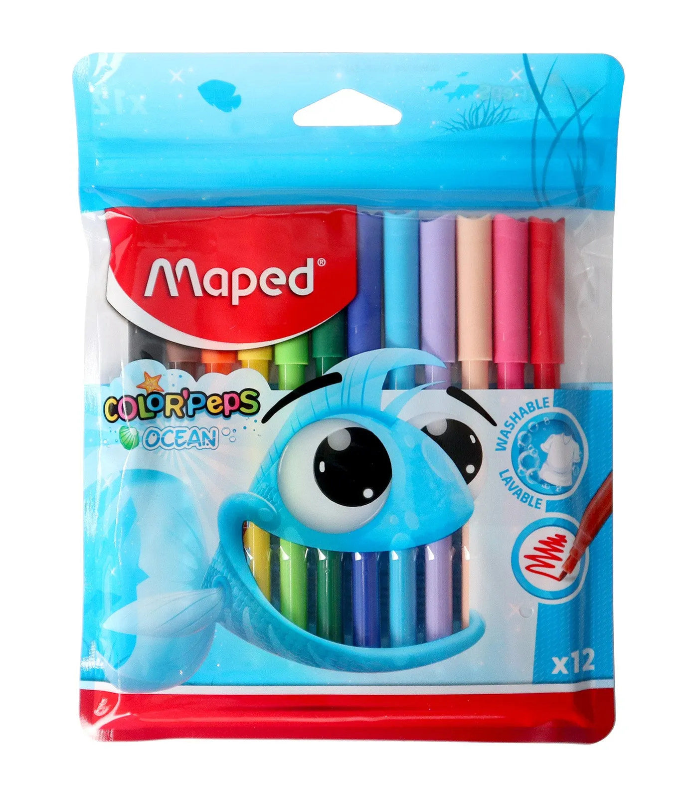 Color’Peps Ocean Pulse Felt Pens x 12