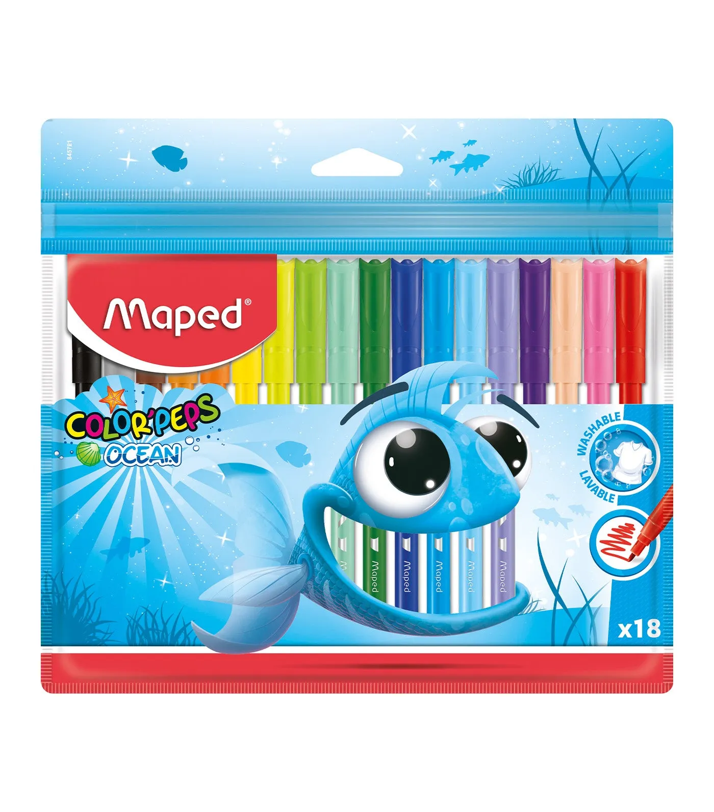 Color’Peps Ocean Pulse Felt Pens x 18