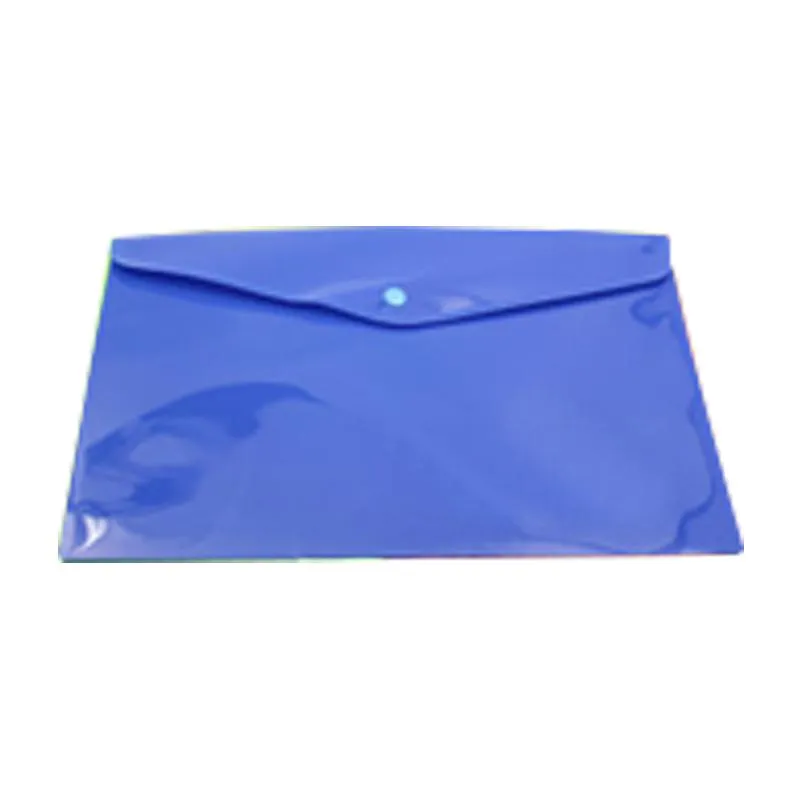 Coloured Envelope-Style A4 Document Holder With Snap Fastener