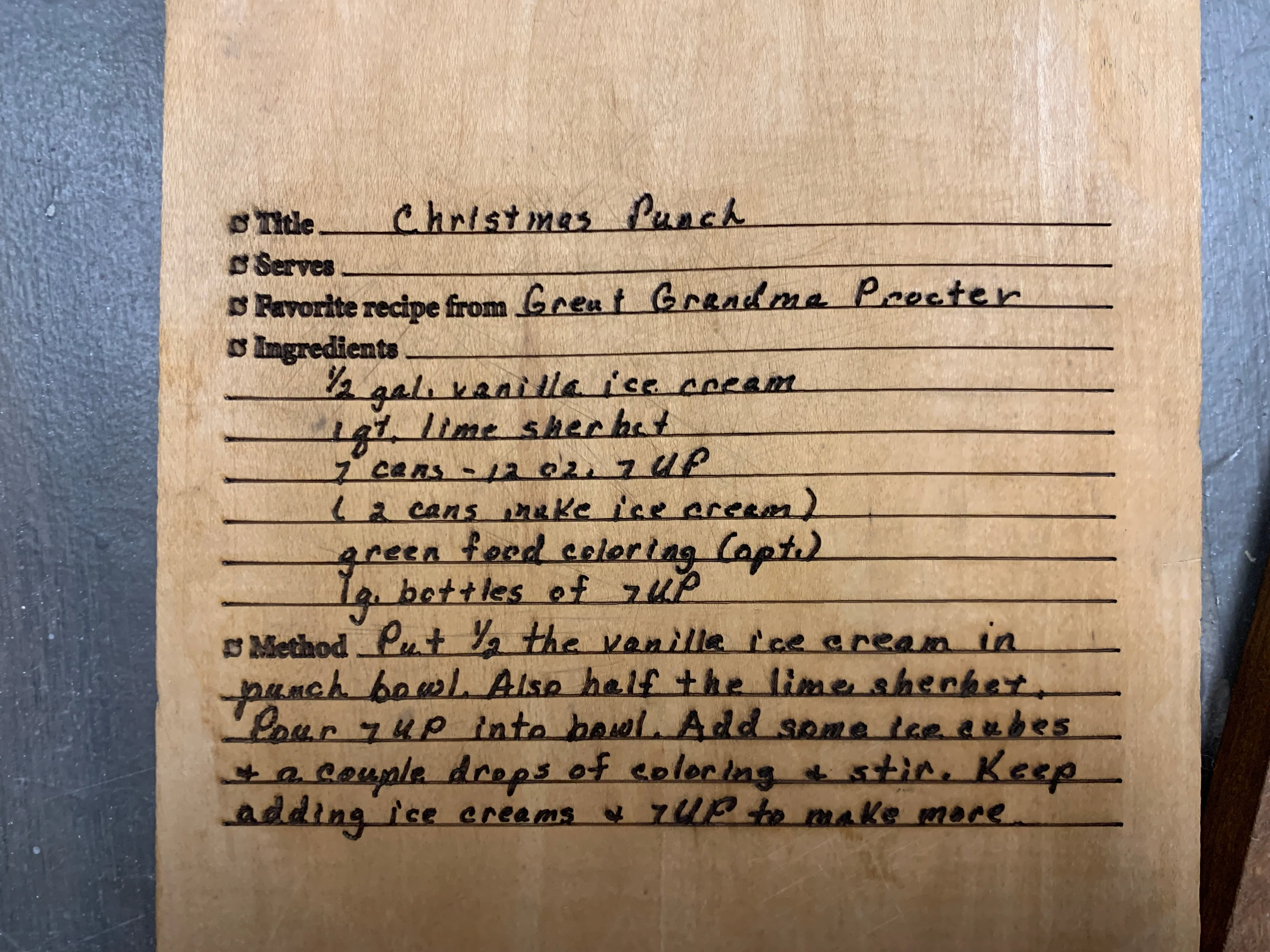 Custom Engraved Cutting Boards