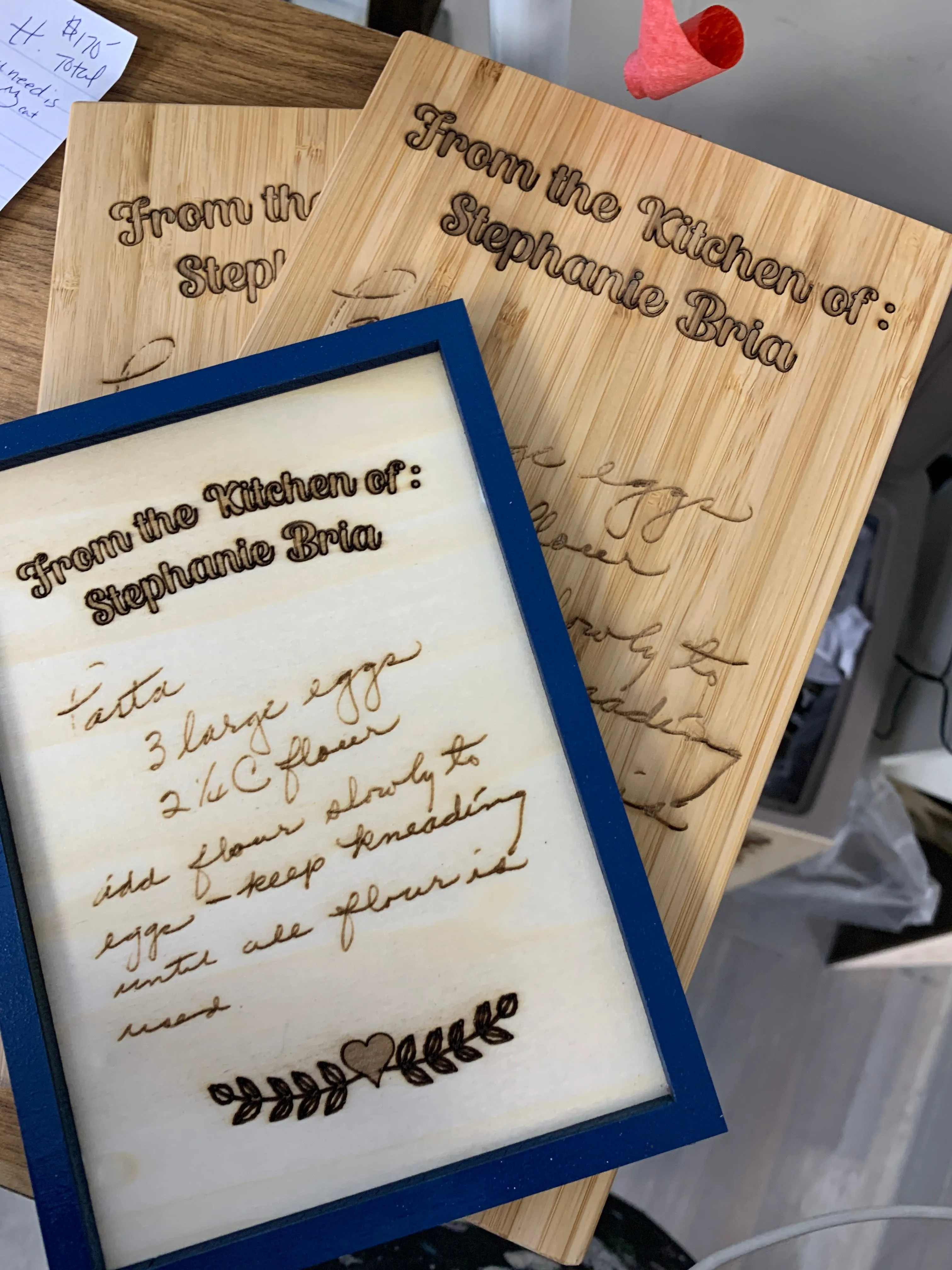 Custom Engraved Cutting Boards