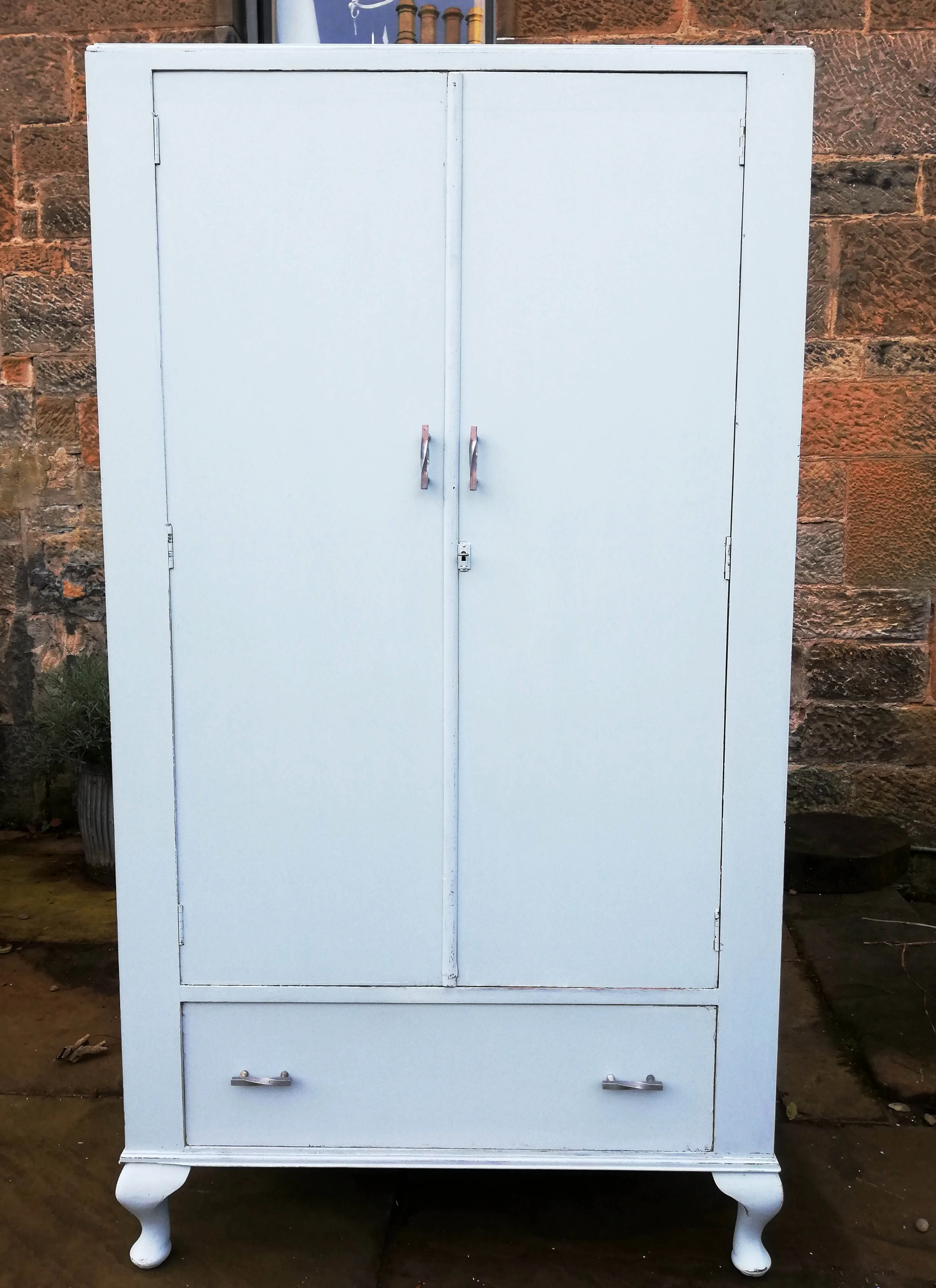 Custom Listing for Elise painted  side table and wardrobe