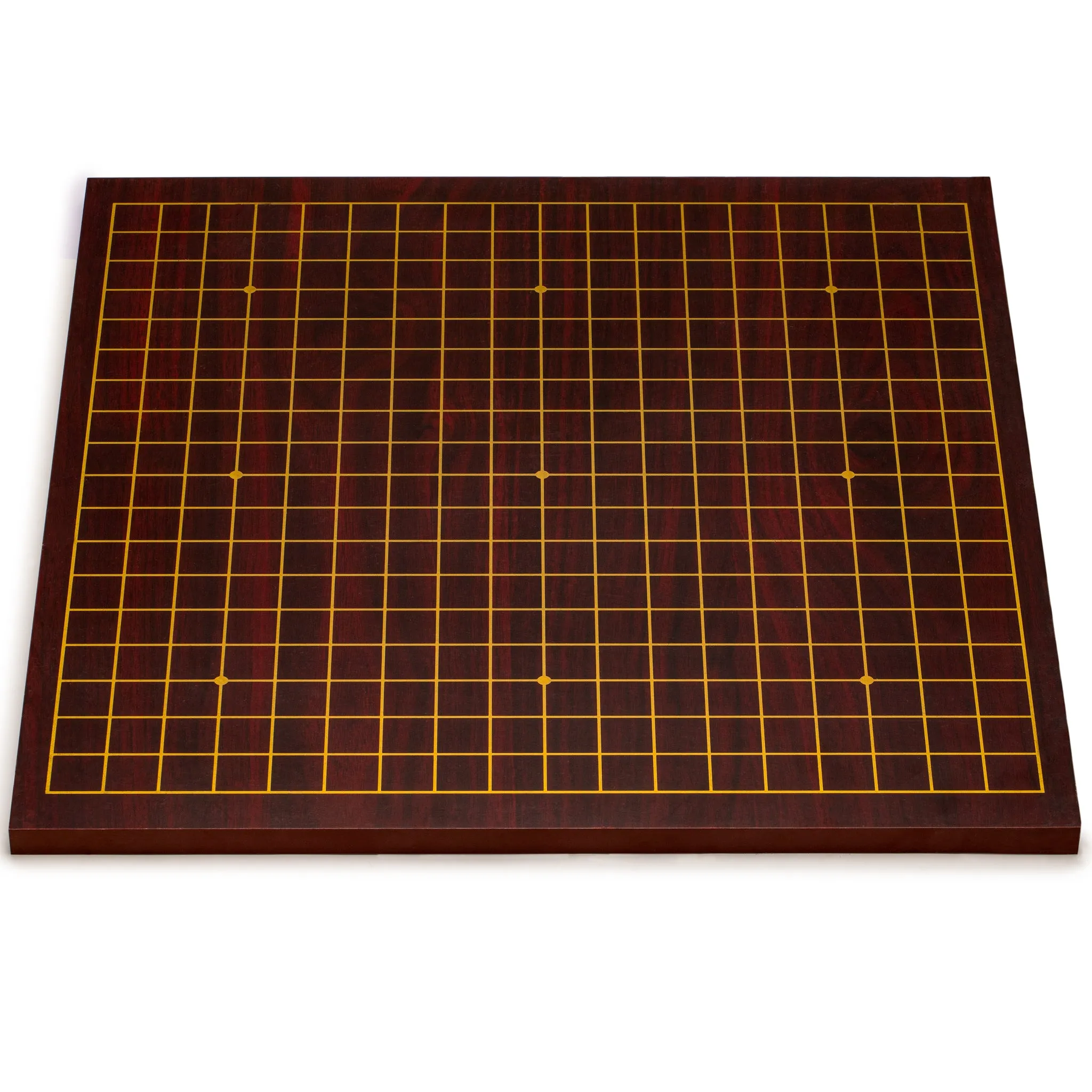 Dark Cherry Pattern Wooden 0.6" Go Game Table Board Goban
