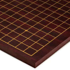 Dark Cherry Pattern Wooden 0.6" Go Game Table Board Goban