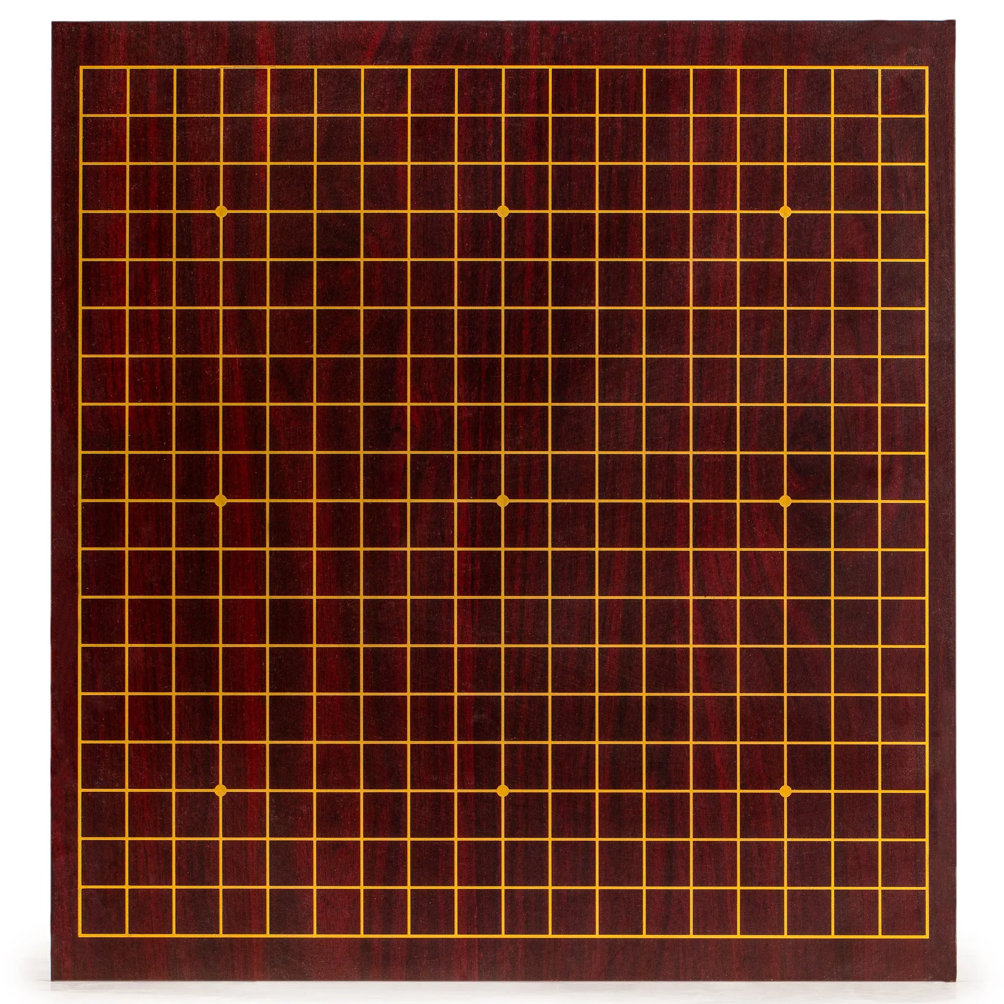 Dark Cherry Pattern Wooden 0.6" Go Game Table Board Goban