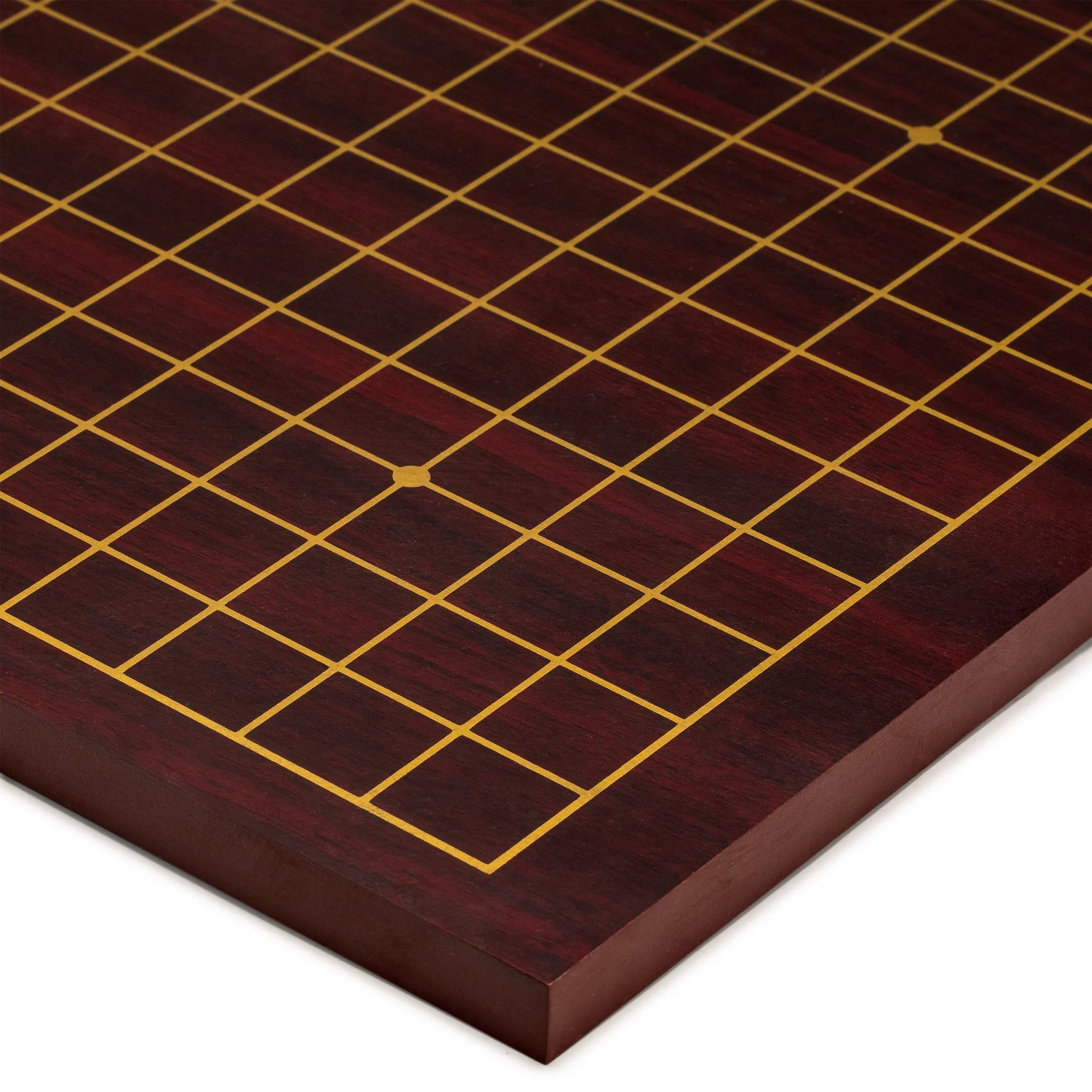Dark Cherry Pattern Wooden 0.6" Go Game Table Board Goban