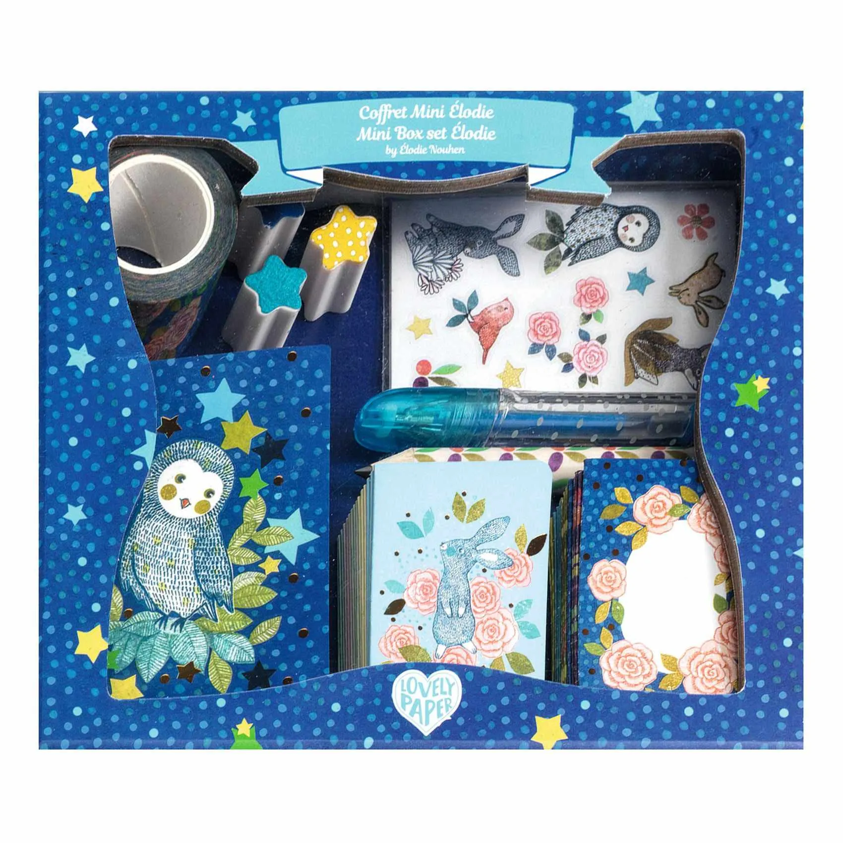 Djeco - Elodie mini writing box set