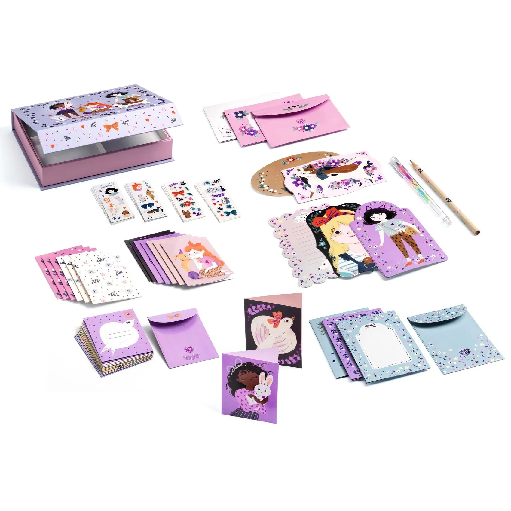 Djeco - Lucille correspondence box set