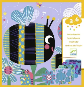 Djeco Scratch Boards Bugs
