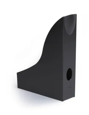 Durable Magazine Rack Document Holder Desk File Organiser | A4 Black
