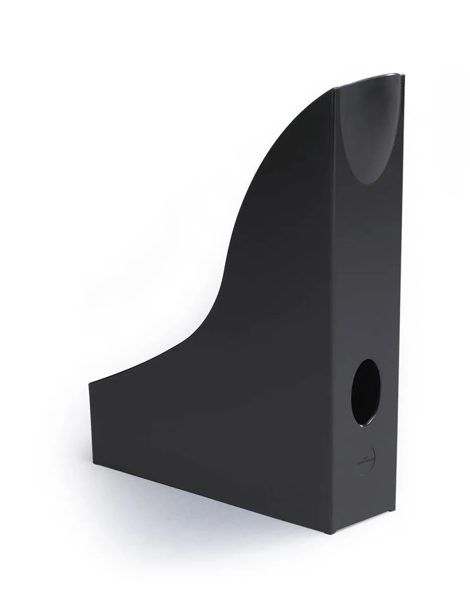 Durable Magazine Rack Document Holder Desk File Organiser | A4 Black