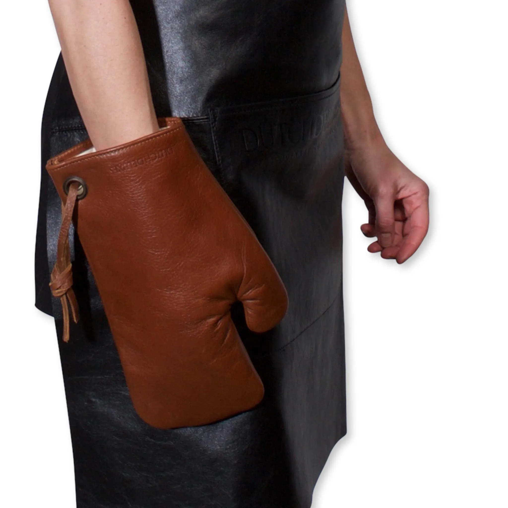 Dutchdeluxes Classic Oven Glove in Classic Brown
