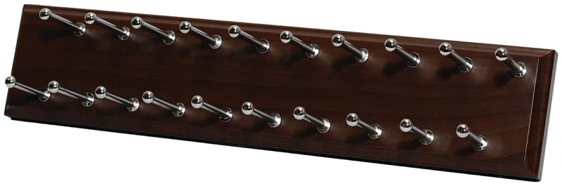 Easy Track RA1200-T Tie Rack, 20-Hook, Truffle :EA: QUANTITY: 1