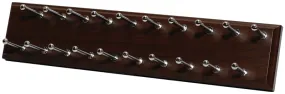 Easy Track RA1200-T Tie Rack, 20-Hook, Truffle :EA: QUANTITY: 1