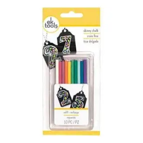 Ek Success - Skinny Chalk Refill Sticks 10 Pack Primary*