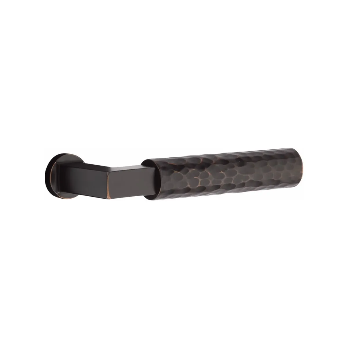 Emtek Single Cylinder Baden Handleset EMPowered Motorized Smart Lock Upgrade With Select L-Square Hammered Lever