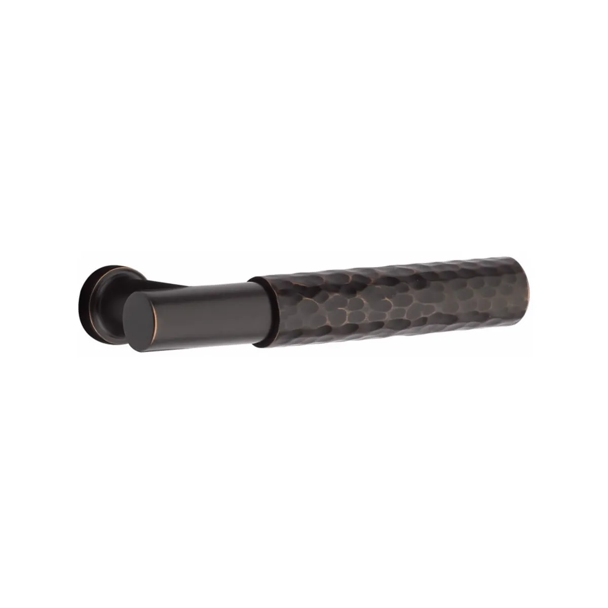 Emtek Single Cylinder Hamden Handleset EMPowered Motorized Smart Lock Upgrade With Select T-Bar Hammered Lever